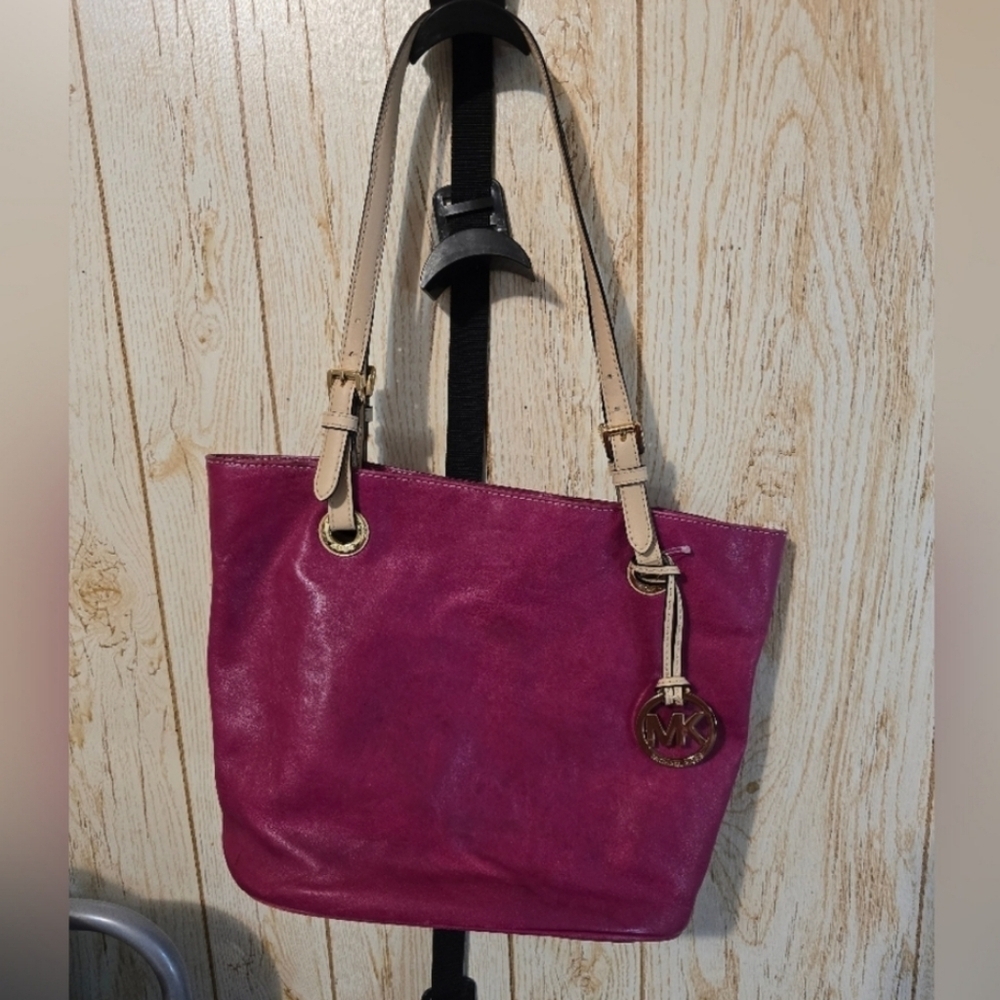Michael Kors Elegant Raspberry Pink Handbag Preloved